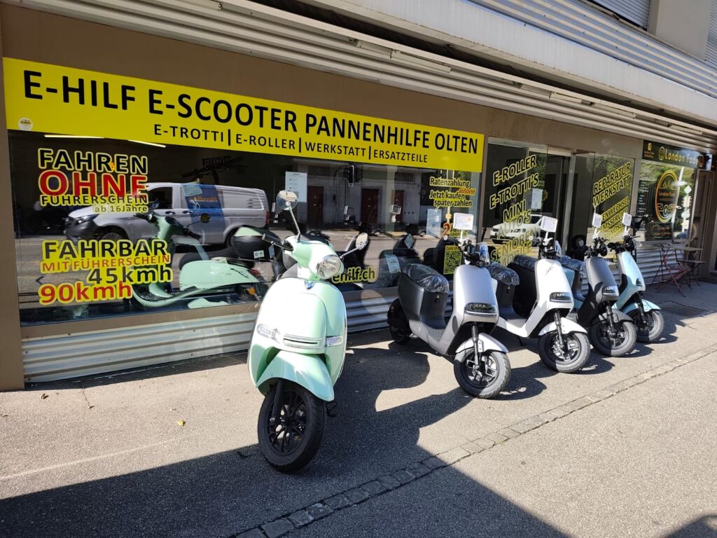 E-Scooter E-Roller Schweiz