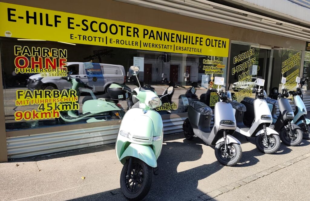 E-Scooter E-Roller Schweiz Kaufen Basel Olten
